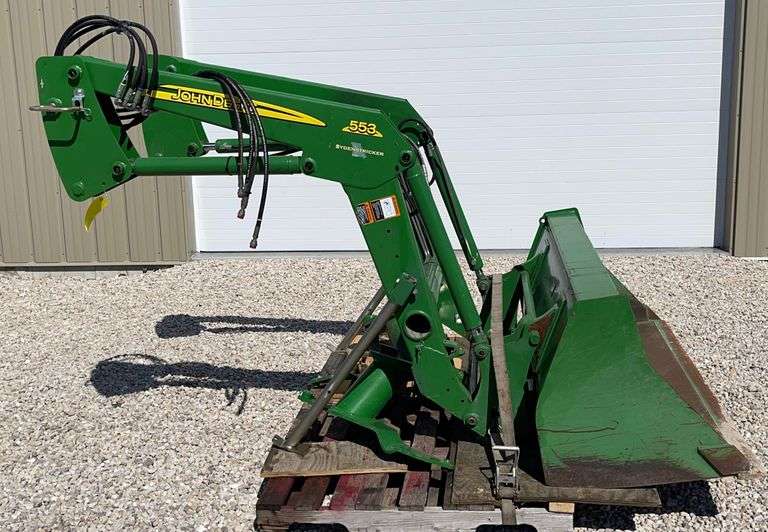 John Deere 553 front end loader w/ bucket Schneider Auctioneers LLC