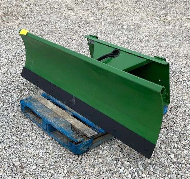 Frontier 7' snow plow for JD loader Schneider Auctioneers LLC