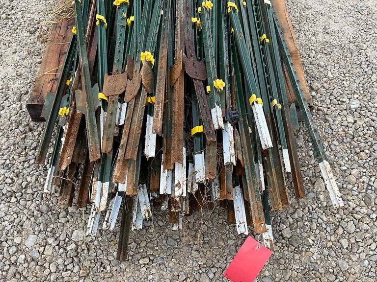 50+ 6' steel tposts Schneider Auctioneers LLC