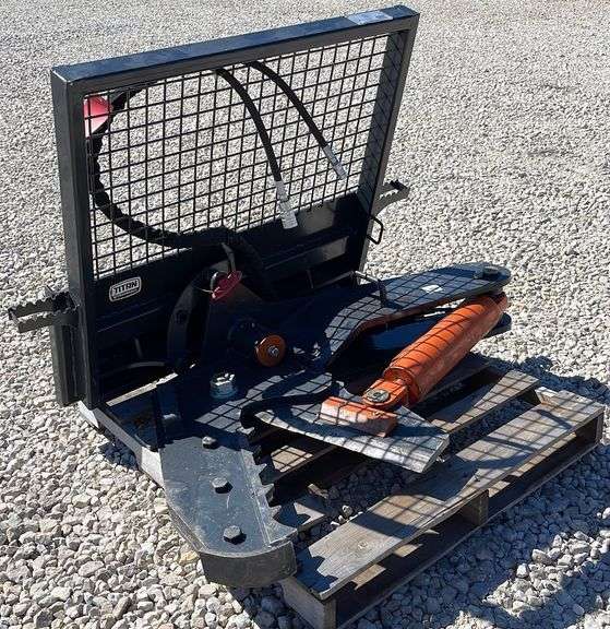 Titan skid steer hydraulic tree sheer Schneider Auctioneers LLC