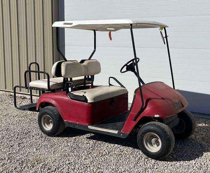 EZGO gas powered golf cart Schneider Auctioneers LLC