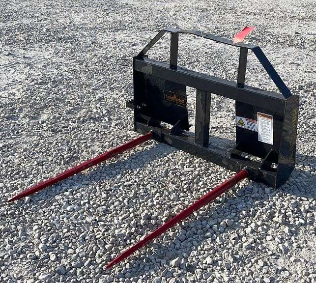 Unused Land Honor skid steer double bale spear Schneider Auctioneers LLC