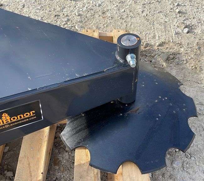Unused Land Honor skid steer ice scraper attachment Schneider