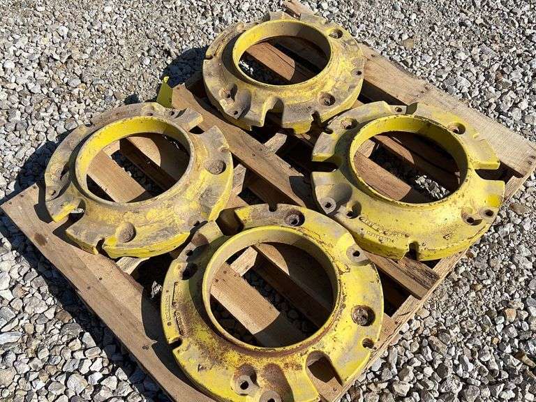 4 JD rear wheel weights Schneider Auctioneers LLC