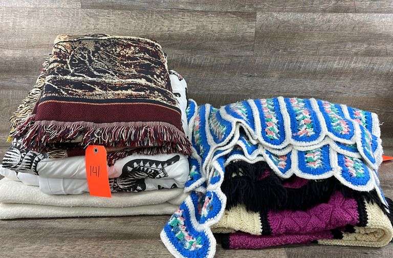 Afghans & blankets Schneider Auctioneers LLC