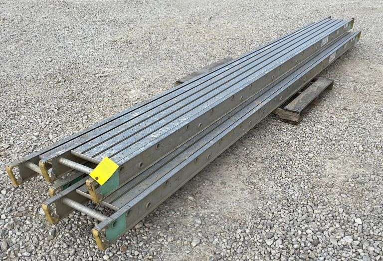 3 Werner 14"x16' alum walk boards Schneider Auctioneers LLC