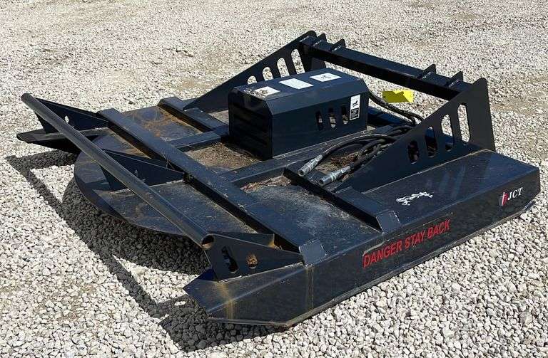JCT 6' skid steer grass mower Schneider Auctioneers LLC