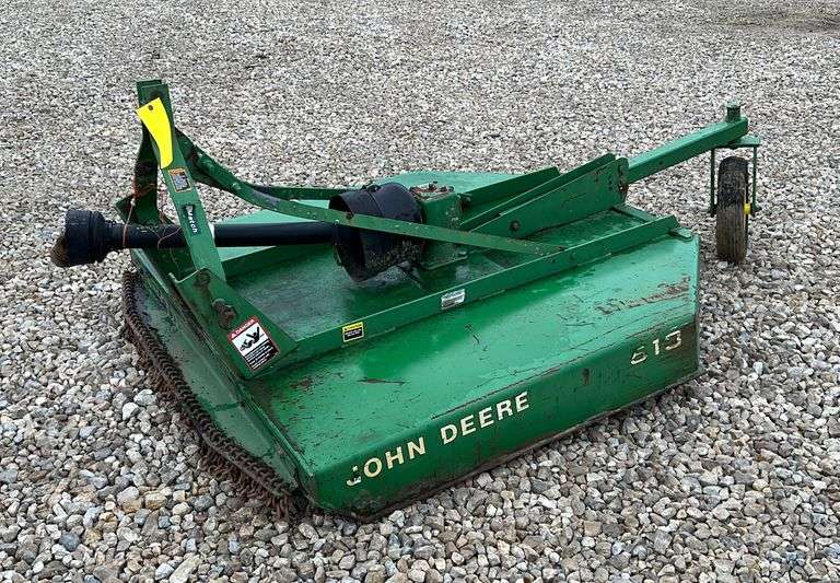 John Deere 513 5' 3pt brush hog Schneider Auctioneers LLC
