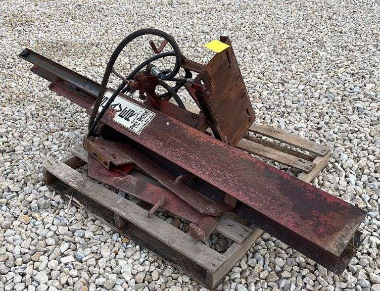 Shaver front mount hydraulic post driver Schneider Auctioneers LLC
