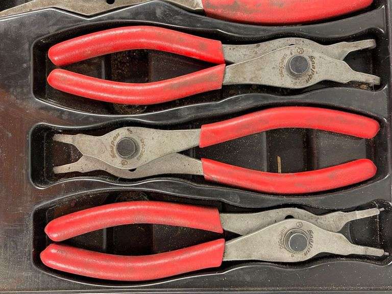 Snap On snap ring plier set Schneider Auctioneers LLC