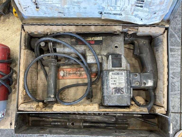 Group of corded shop tools