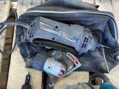 Group of corded shop tools