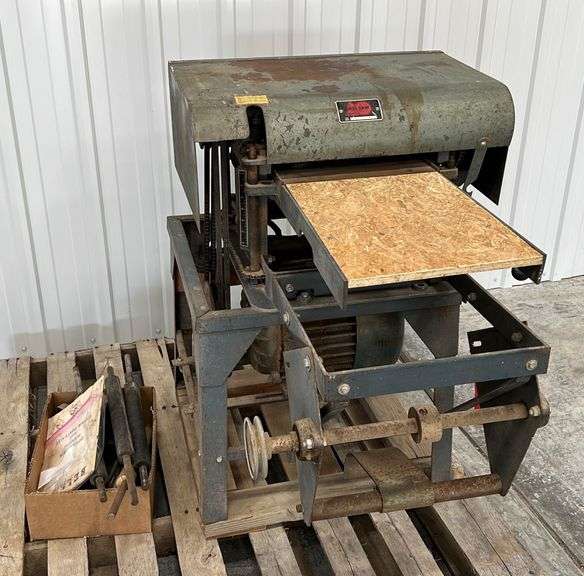 Belsaw 12” planer Schneider Auctioneers LLC