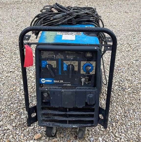 Miller Bobcat 250 welder generator Schneider Auctioneers LLC
