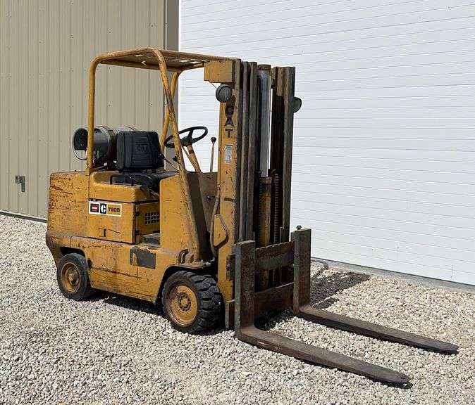 Caterpillar T60B forklift Schneider Auctioneers LLC