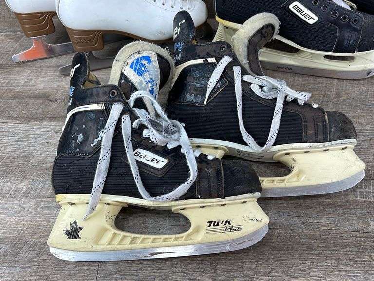 3 pair ice skates Schneider Auctioneers LLC