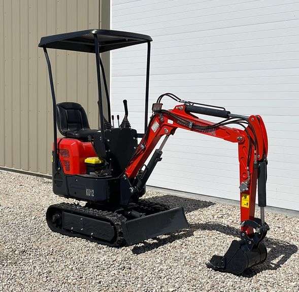Unused AGT Industrial KU12 mini excavator Schneider Auctioneers LLC