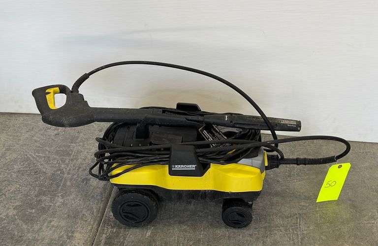 Karcher electric pressure washer Schneider Auctioneers LLC