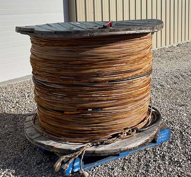 Very large spool of nylon rope - Schneider Auctioneers LLC