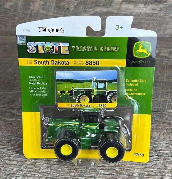1/64 Ertl state tractor South Dakota John Deere 8850 Schneider