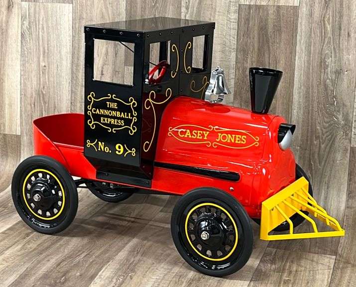 Garton 1960s Casey Jones restored train pedal car Schneider