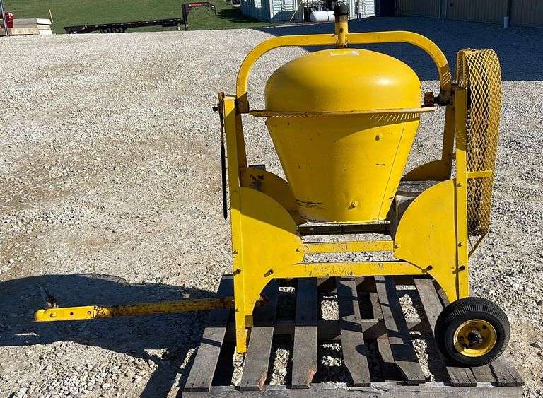 Electric cement mixer on wheels, 110 volt Schneider Auctioneers LLC