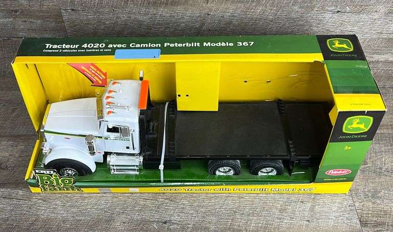 ERTL 1/32 - Silo à Grains Avec Vis Et Camion PETERBILT 367 Benne - ERT46501 - Neuf