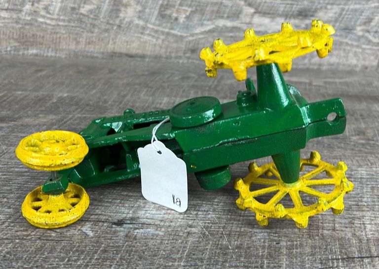 Cast Iron John Deere GP toy tractor Schneider Auctioneers LLC