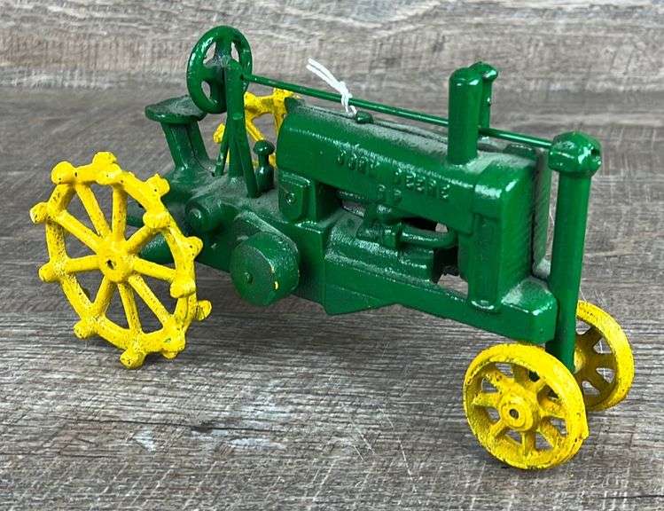 Cast Iron John Deere GP toy tractor Schneider Auctioneers LLC