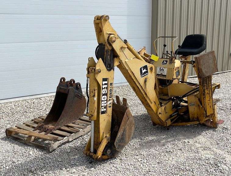 John Deere Pro911 skid steer backhoe attachment Schneider Auctioneers LLC