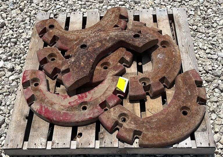 3sets of IH wheel weights off of 1066 Schneider Auctioneers LLC