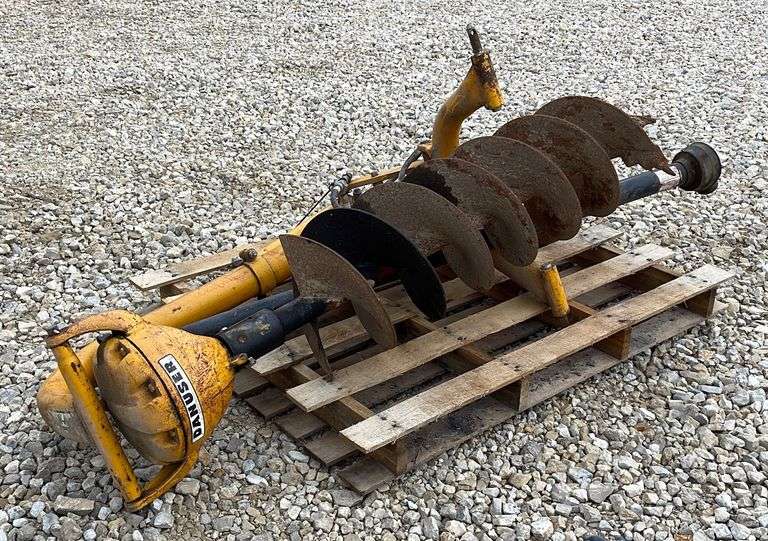 Danuser 3pt post hole digger Schneider Auctioneers LLC