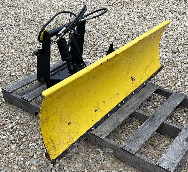 John Deere 54" front snow plow Schneider Auctioneers LLC