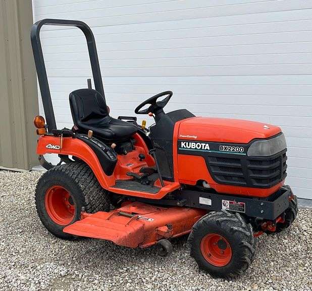 2002 Kubota BX2200 w/ belly mower, has PTO problem Schneider