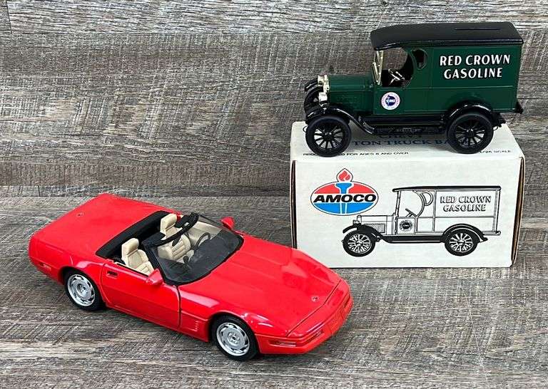 Pair of automotive/oil models Schneider Auctioneers LLC