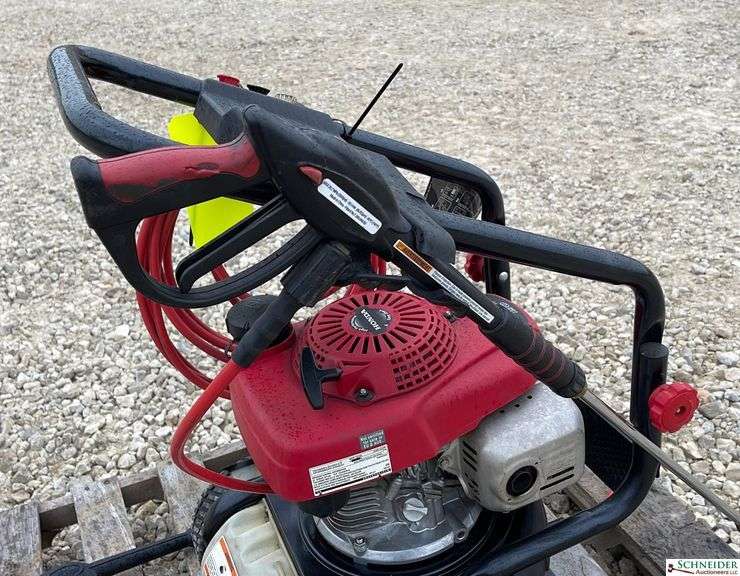Troy Bilt XP 3000 psi gas pressure washer Schneider Auctioneers LLC