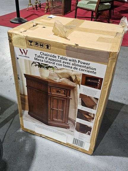 Modern Wooden Side Table CIB