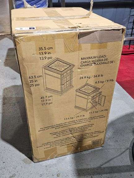 Modern Wooden Side Table CIB