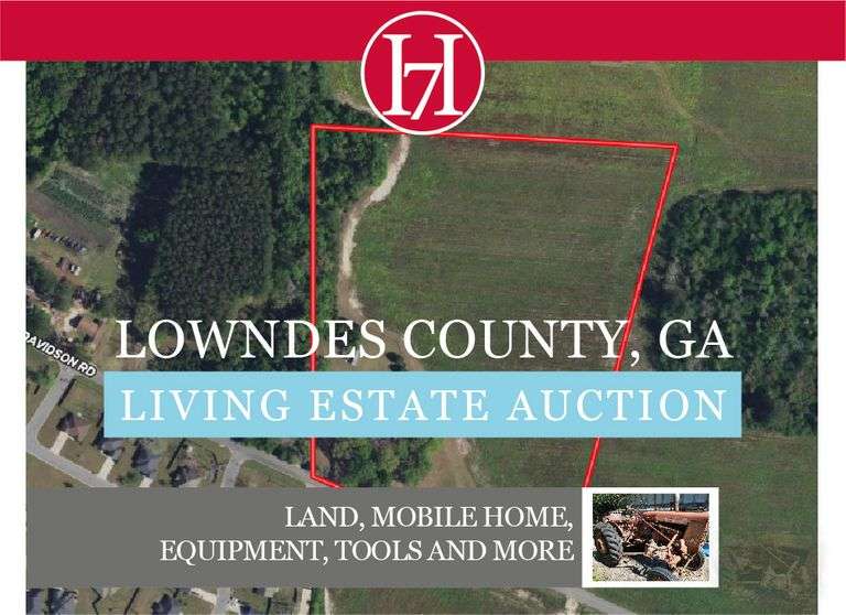 Lowndes County, GA Land, Mobile Home, Equipment, Tools and More