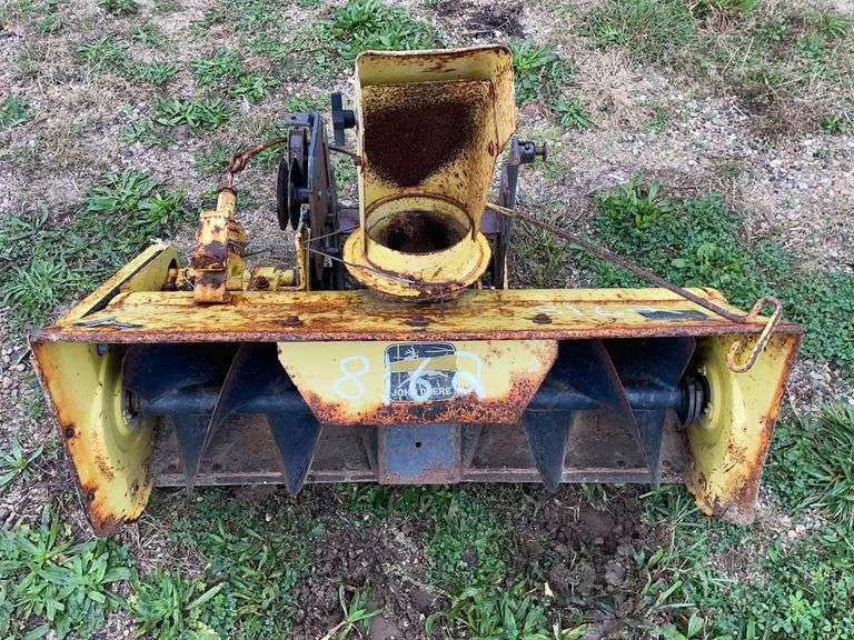 John Deere Snow Blower Attachment Sherwood Auctions