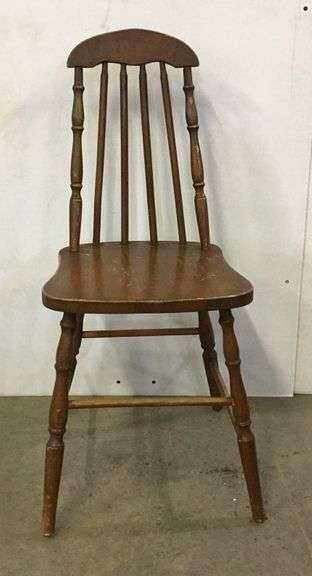 Vintage Wooden Kitchen Chair - Sherwood Auctions