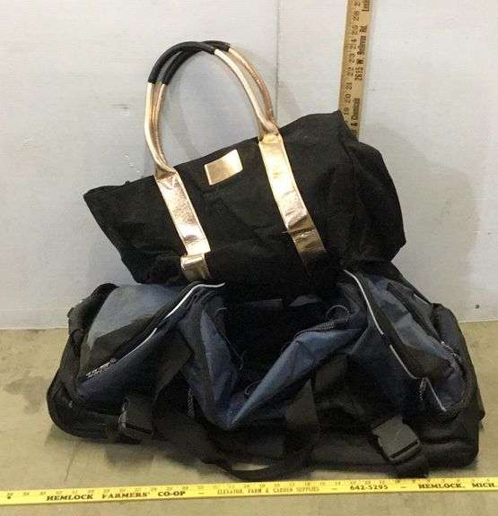 Duffle Bag with Wheels & Extendable Handle & Victoria’s Secret Bag Sherwood Auctions
