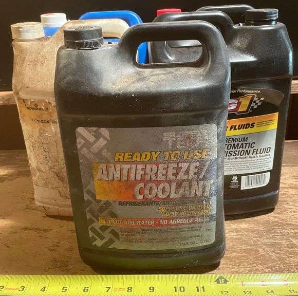 Transmission Fluid, Coolant, Etc. Sherwood Auctions
