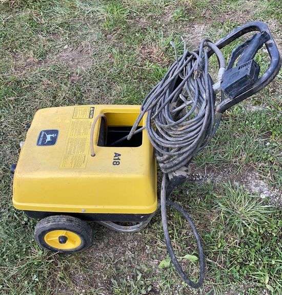 John Deere A18 Pressure Washer Sherwood Auctions