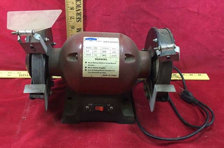 6 in Bench Grinder Sherwood Auctions