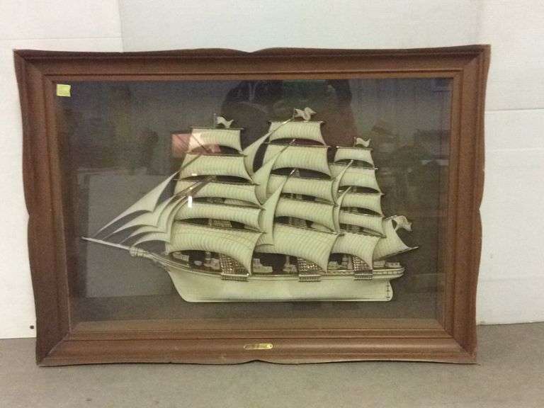 Genuine Hand Colored Turner Wall Accessory Flying Cloud 3D Sherwood