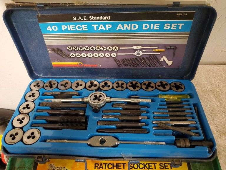 Socket sets & tap and die set Sherwood Auctions