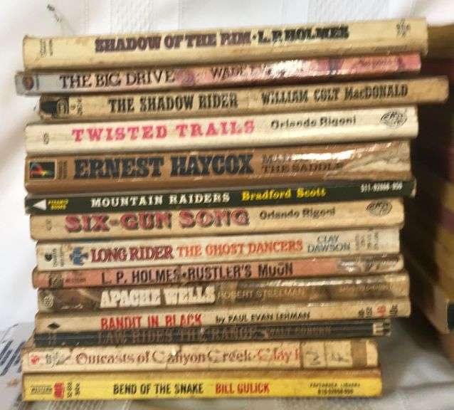 Paperback Western Books Sherwood Auctions