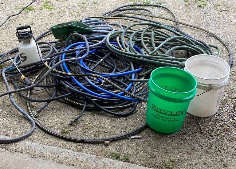 Garden Hoses, Buckets, Sprayers Sherwood Auctions