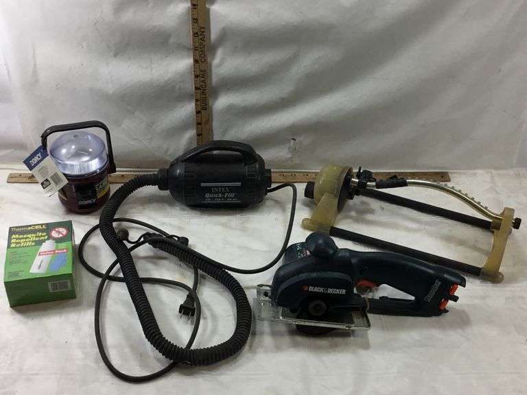 Black & Decker Saw, Sprinkler, Electric Air Pump And More Sherwood Auctions